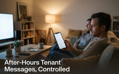 How Busy Landlords Stop Tenant Messages Taking Over Every Evening